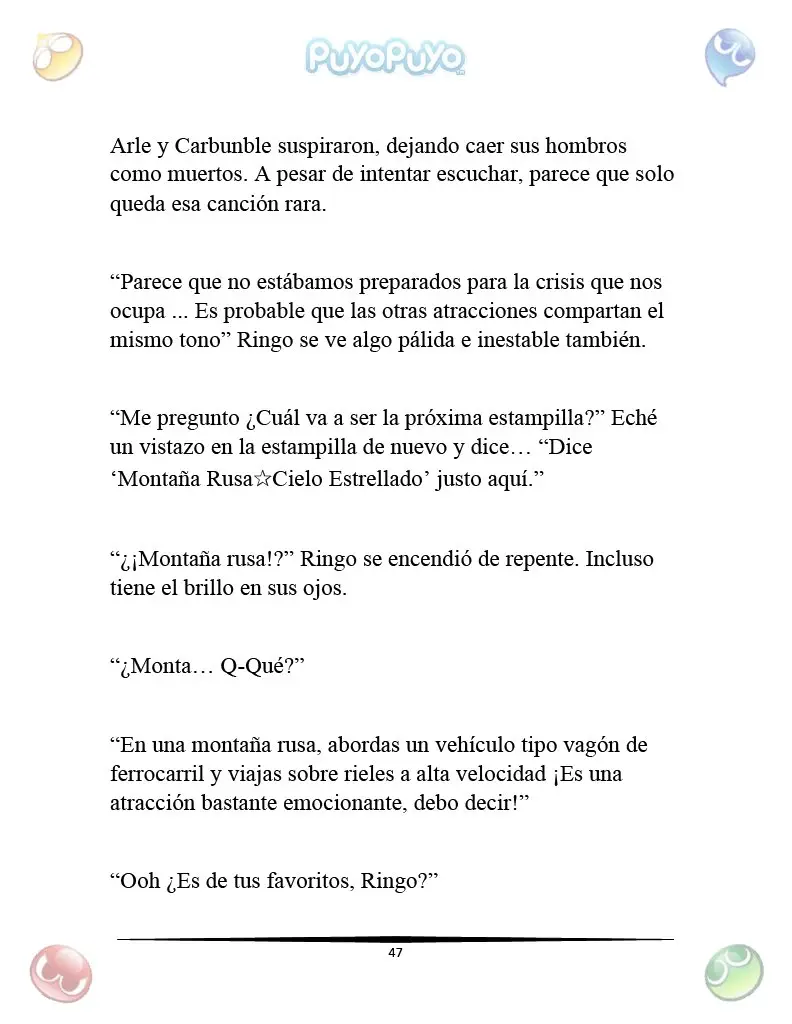 Puyo Puyo: La Feria Espacial De Satan (Novela) - Capítulo 3 - Página 14 - LectorTMOo