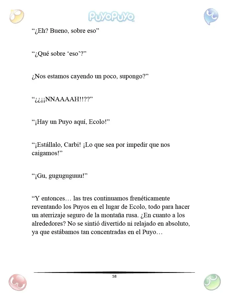 Puyo Puyo: La Feria Espacial De Satan (Novela) - Capítulo 3 - Página 19 - LectorTMOo