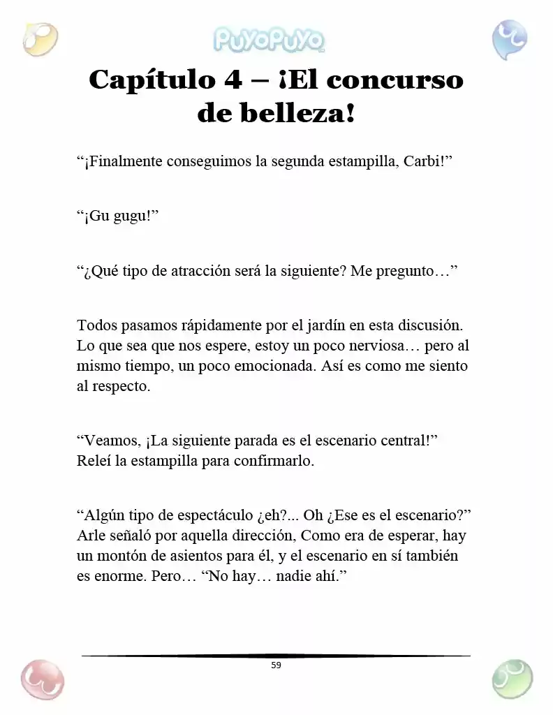 Puyo Puyo: La Feria Espacial De Satan (Novela) - Capítulo 4 - Página 3 - LectorTMOo