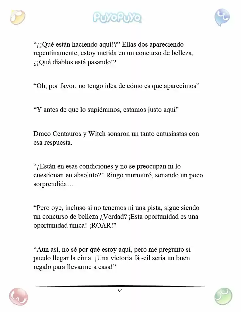 Puyo Puyo: La Feria Espacial De Satan (Novela) - Capítulo 4 - Página 8 - LectorTMOo
