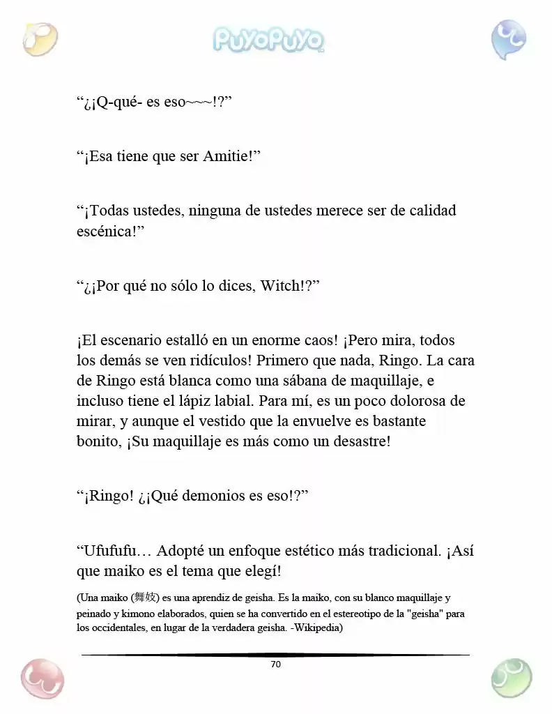 Puyo Puyo: La Feria Espacial De Satan (Novela) - Capítulo 4 - Página 14 - LectorTMOo