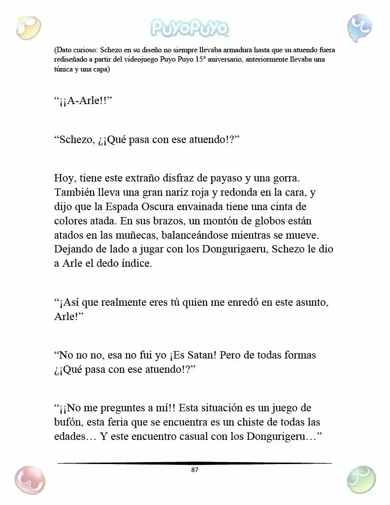 Puyo Puyo: La Feria Espacial De Satan (Novela) - Capítulo 5 - Página 11 - LectorTMOo