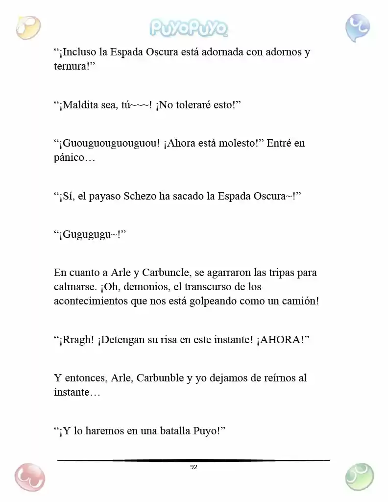 Puyo Puyo: La Feria Espacial De Satan (Novela) - Capítulo 5 - Página 16 - LectorTMOo