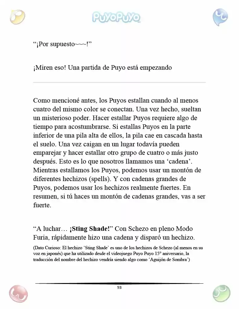 Puyo Puyo: La Feria Espacial De Satan (Novela) - Capítulo 5 - Página 17 - LectorTMOo