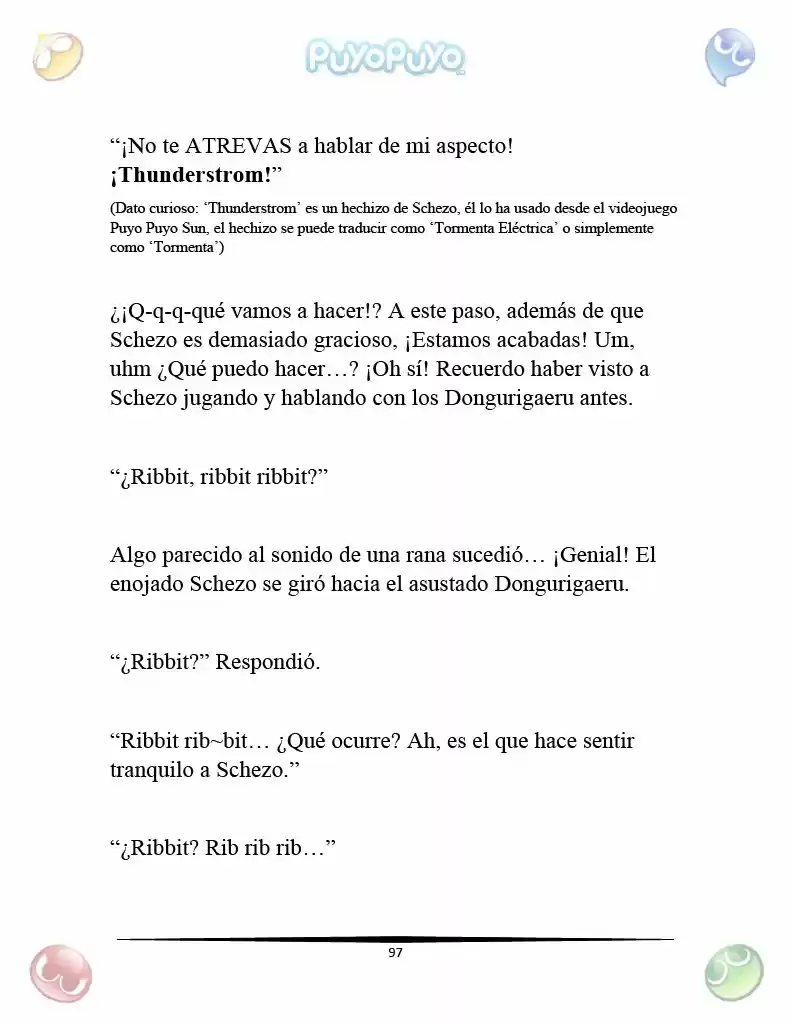 Puyo Puyo: La Feria Espacial De Satan (Novela) - Capítulo 5 - Página 21 - LectorTMOo