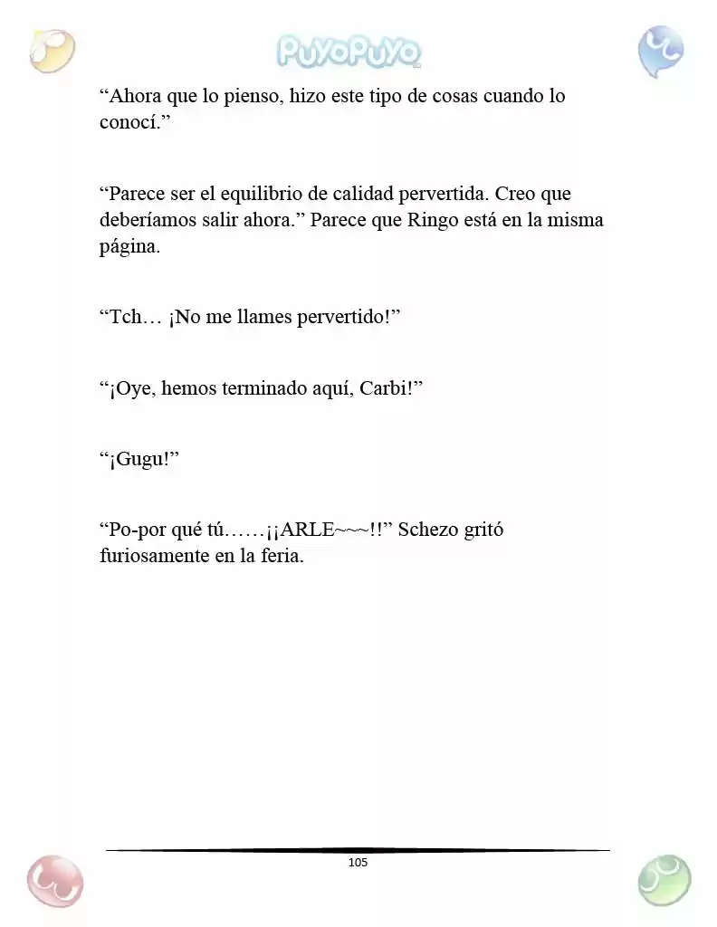 Puyo Puyo: La Feria Espacial De Satan (Novela) - Capítulo 5 - Página 27 - LectorTMOo