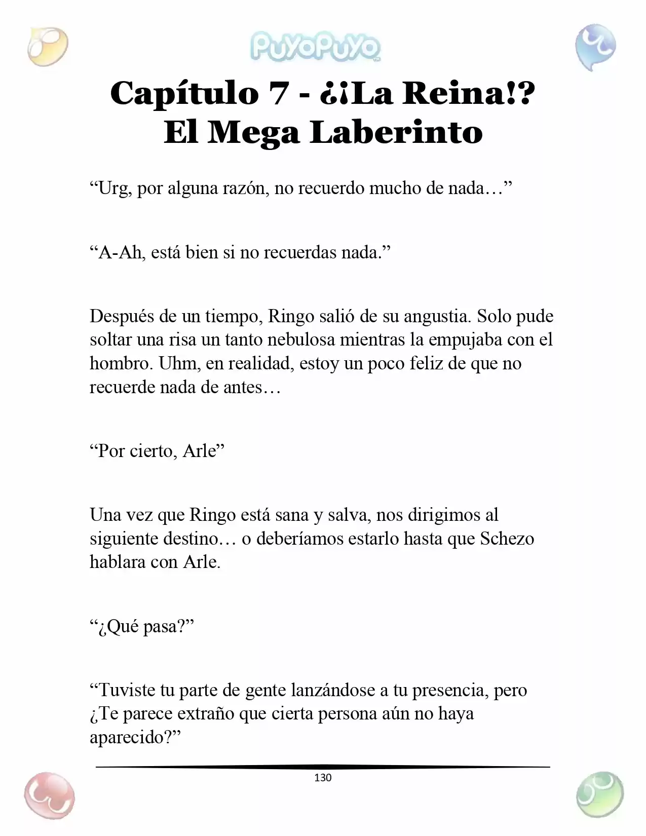 Puyo Puyo: La Feria Espacial De Satan (Novela) - Capítulo 7 - Página 3 - LectorTMOo