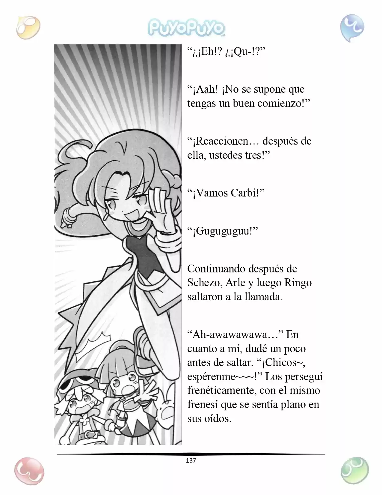 Puyo Puyo: La Feria Espacial De Satan (Novela) - Capítulo 7 - Página 9 - LectorTMOo