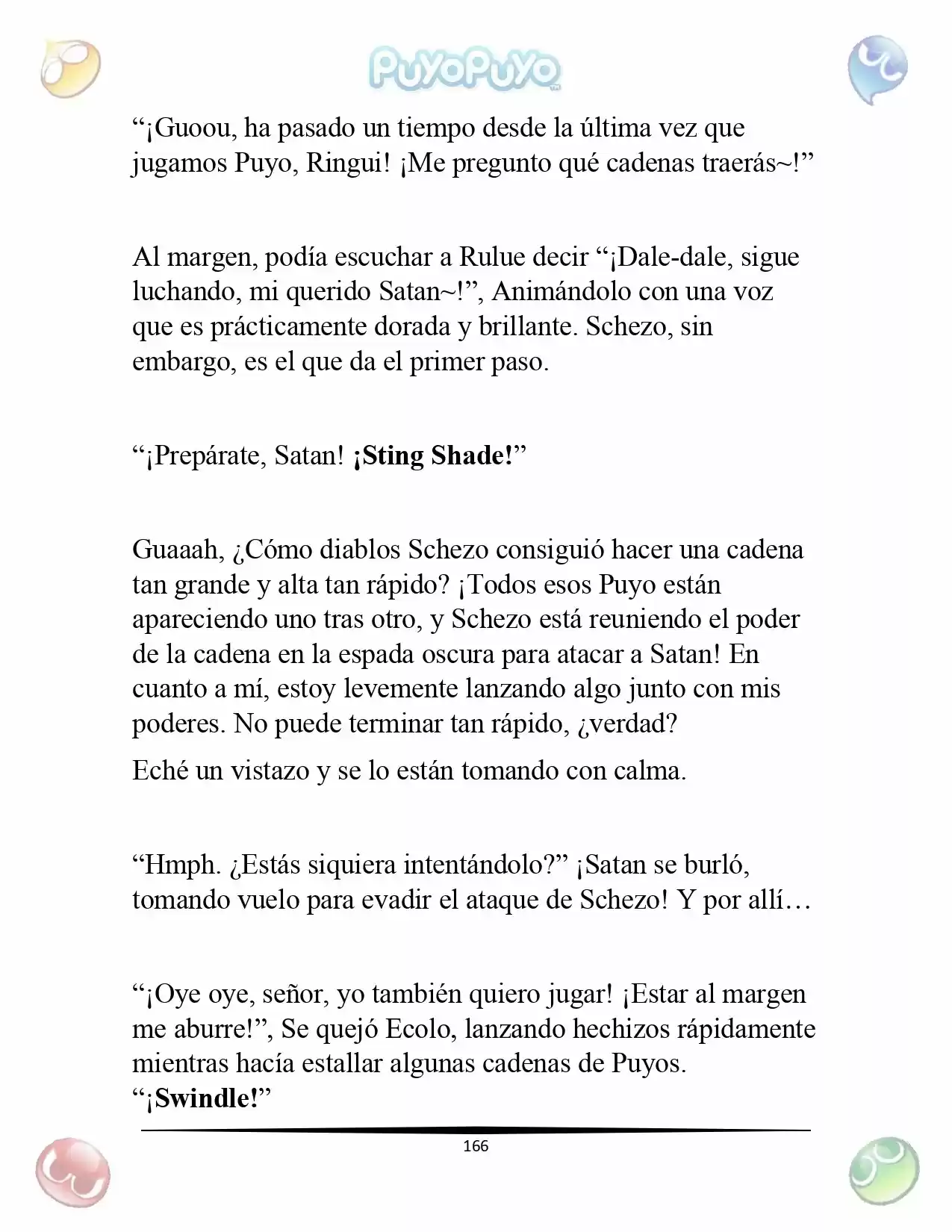 Puyo Puyo: La Feria Espacial De Satan (Novela) - Capítulo 8 - Página 15 - LectorTMOo