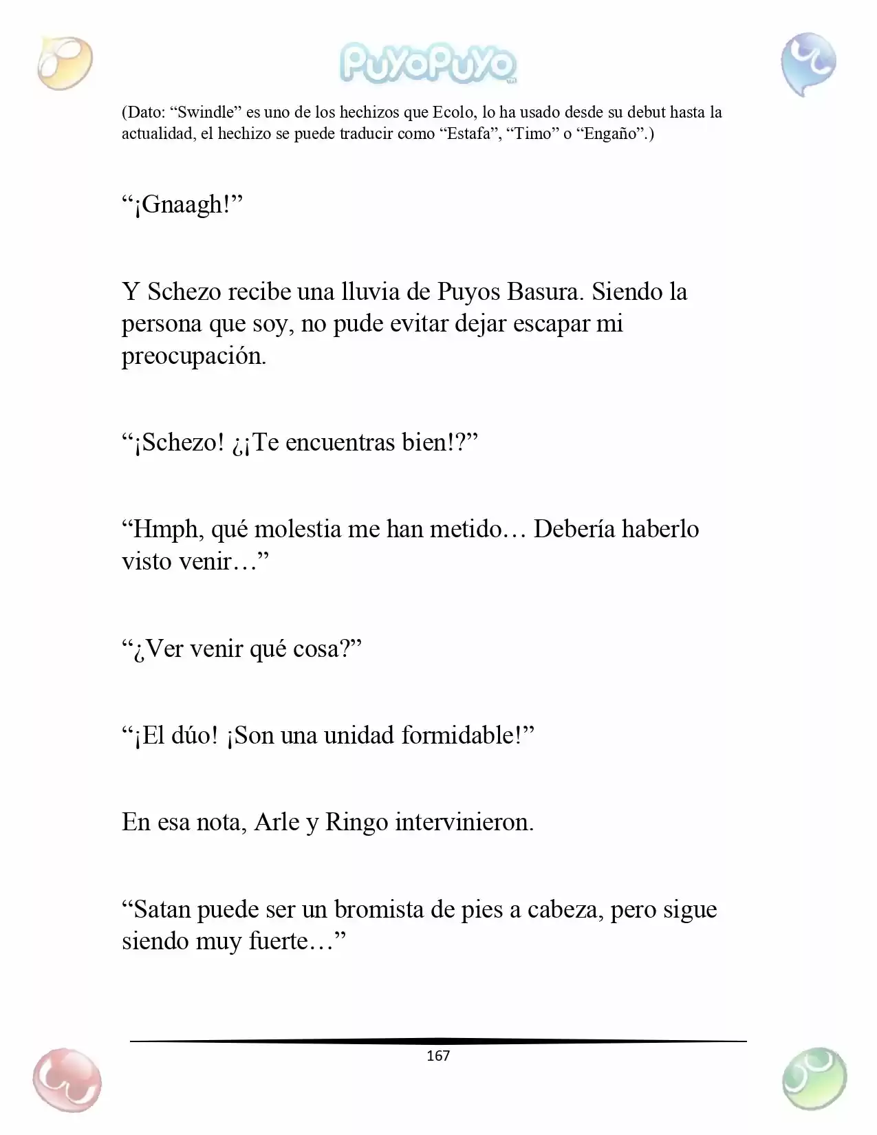 Puyo Puyo: La Feria Espacial De Satan (Novela) - Capítulo 8 - Página 16 - LectorTMOo