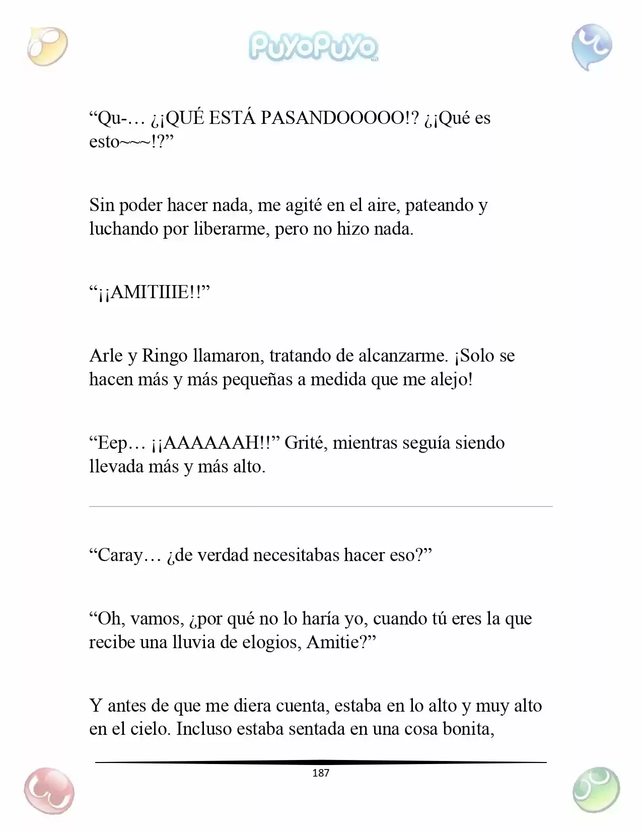 Puyo Puyo: La Feria Espacial De Satan (Novela) - Capítulo 9 - Página 9 - LectorTMOo