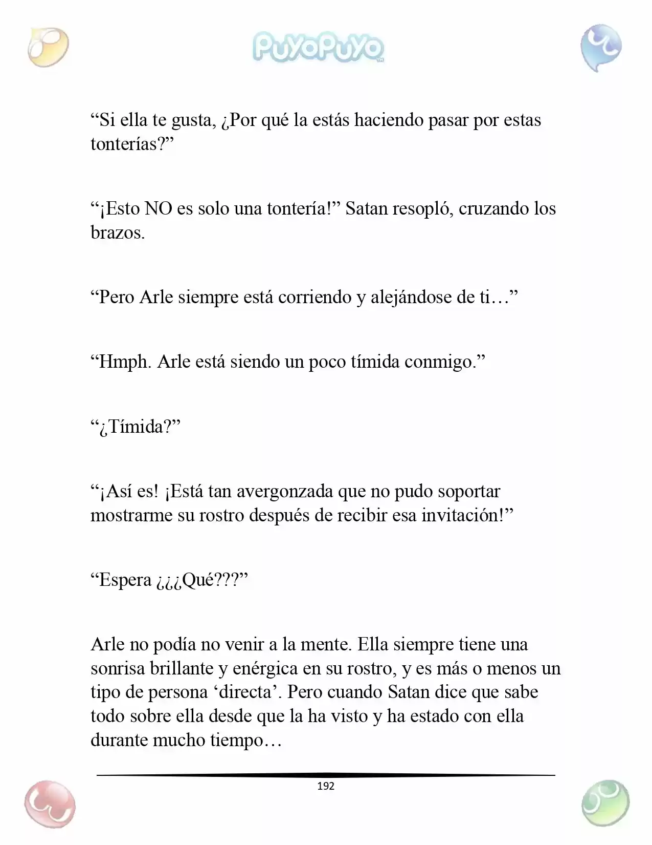 Puyo Puyo: La Feria Espacial De Satan (Novela) - Capítulo 9 - Página 14 - LectorTMOo