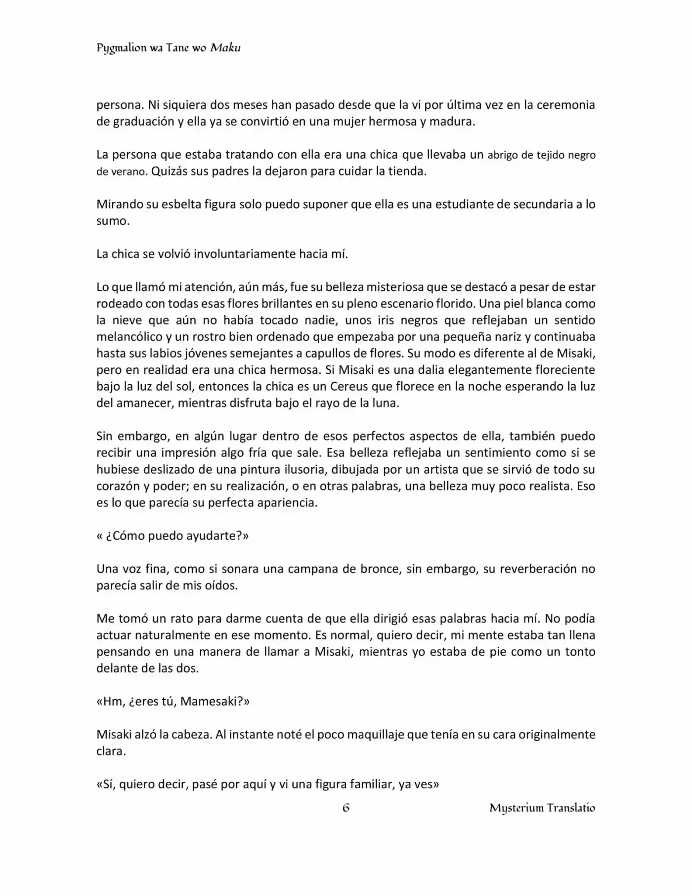 Pygmalion - Capítulo 1 - Página 6 - LectorTMOo