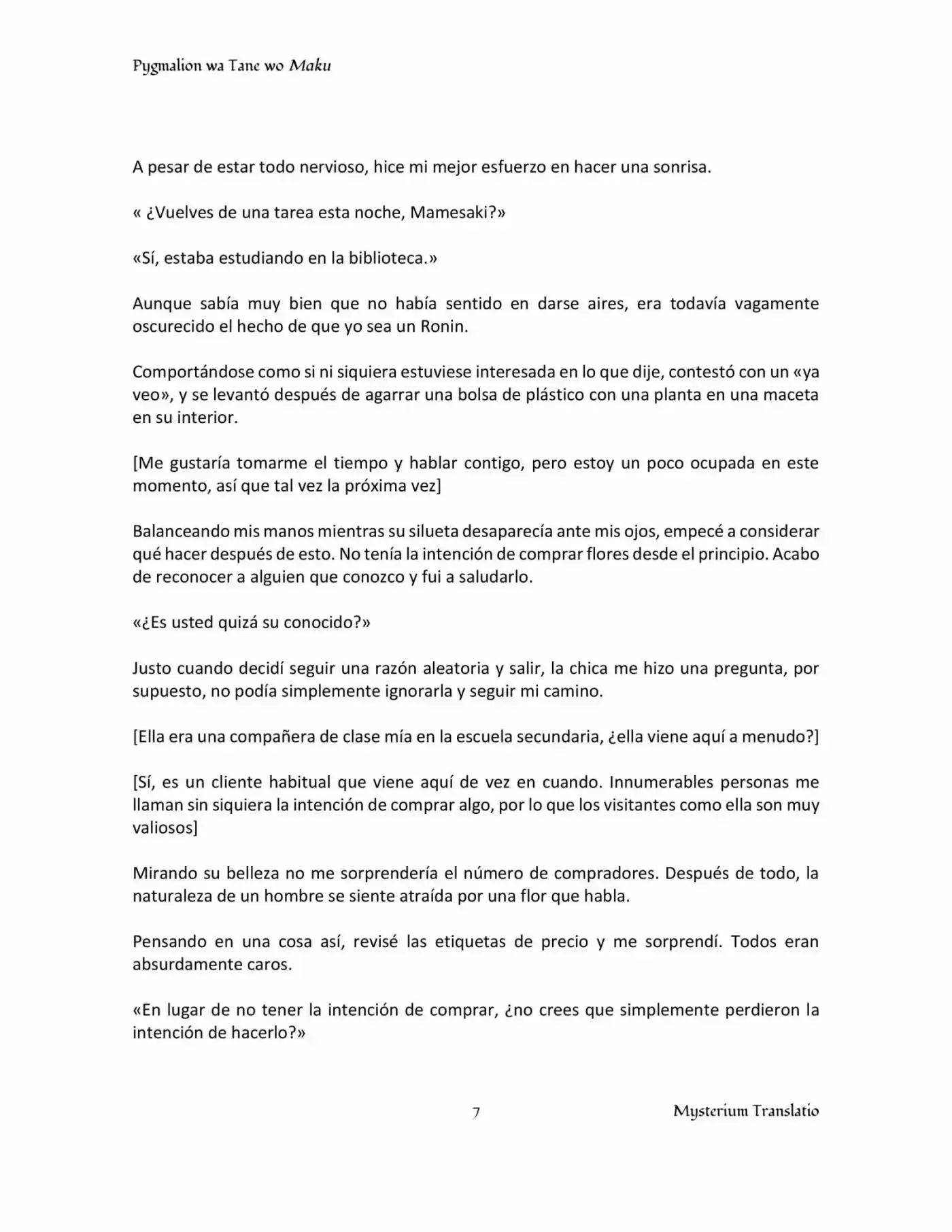 Pygmalion - Capítulo 1 - Página 7 - LectorTMOo