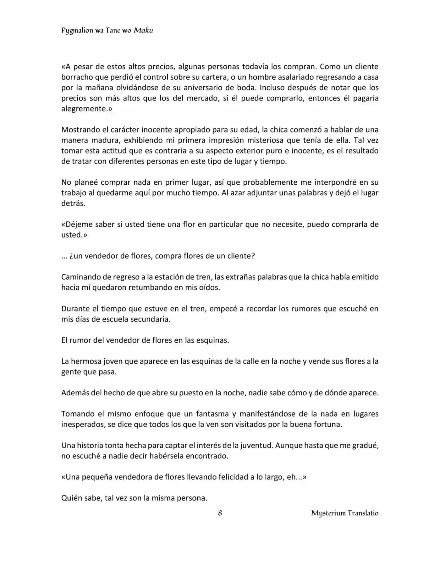 Pygmalion - Capítulo 1 - Página 8 - LectorTMOo
