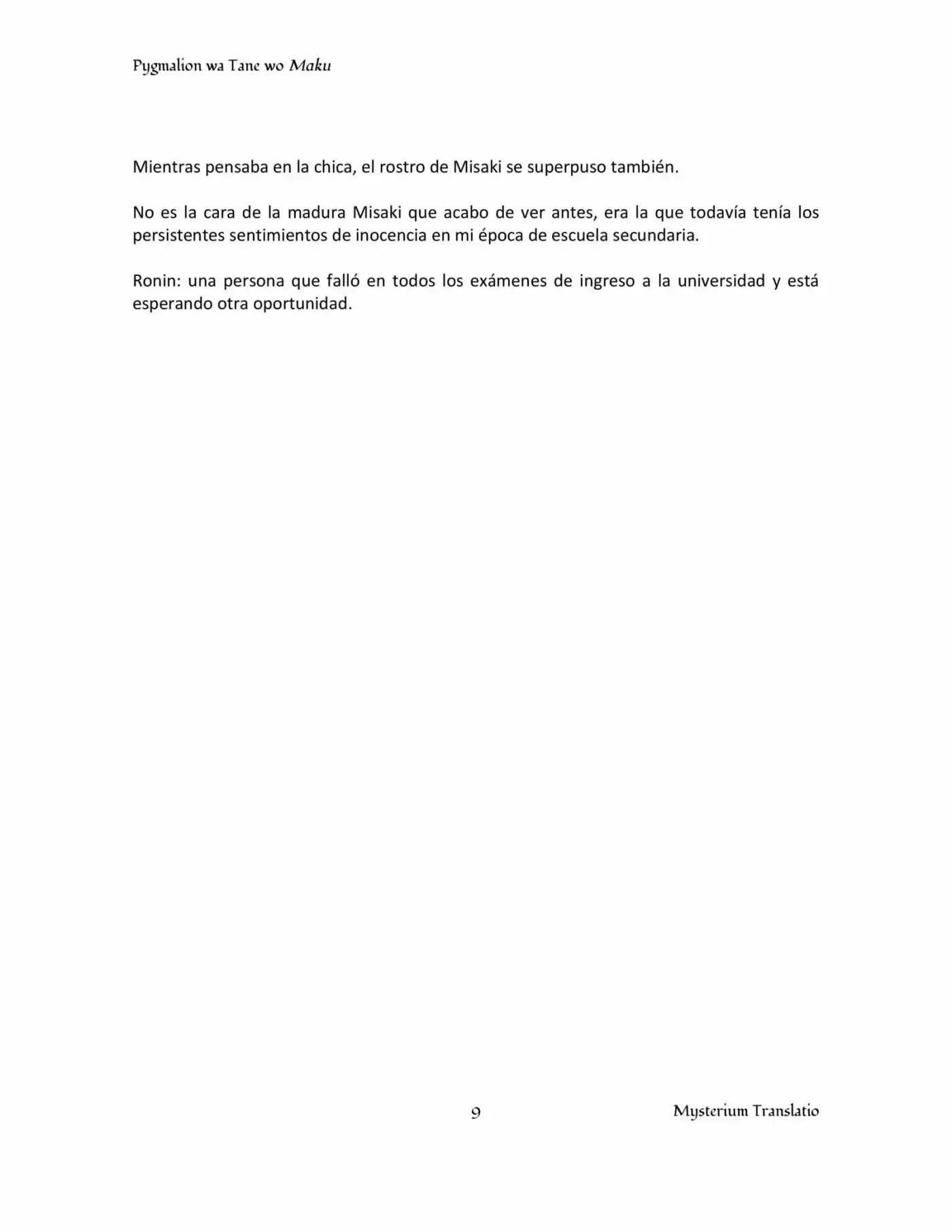 Pygmalion - Capítulo 1 - Página 9 - LectorTMOo