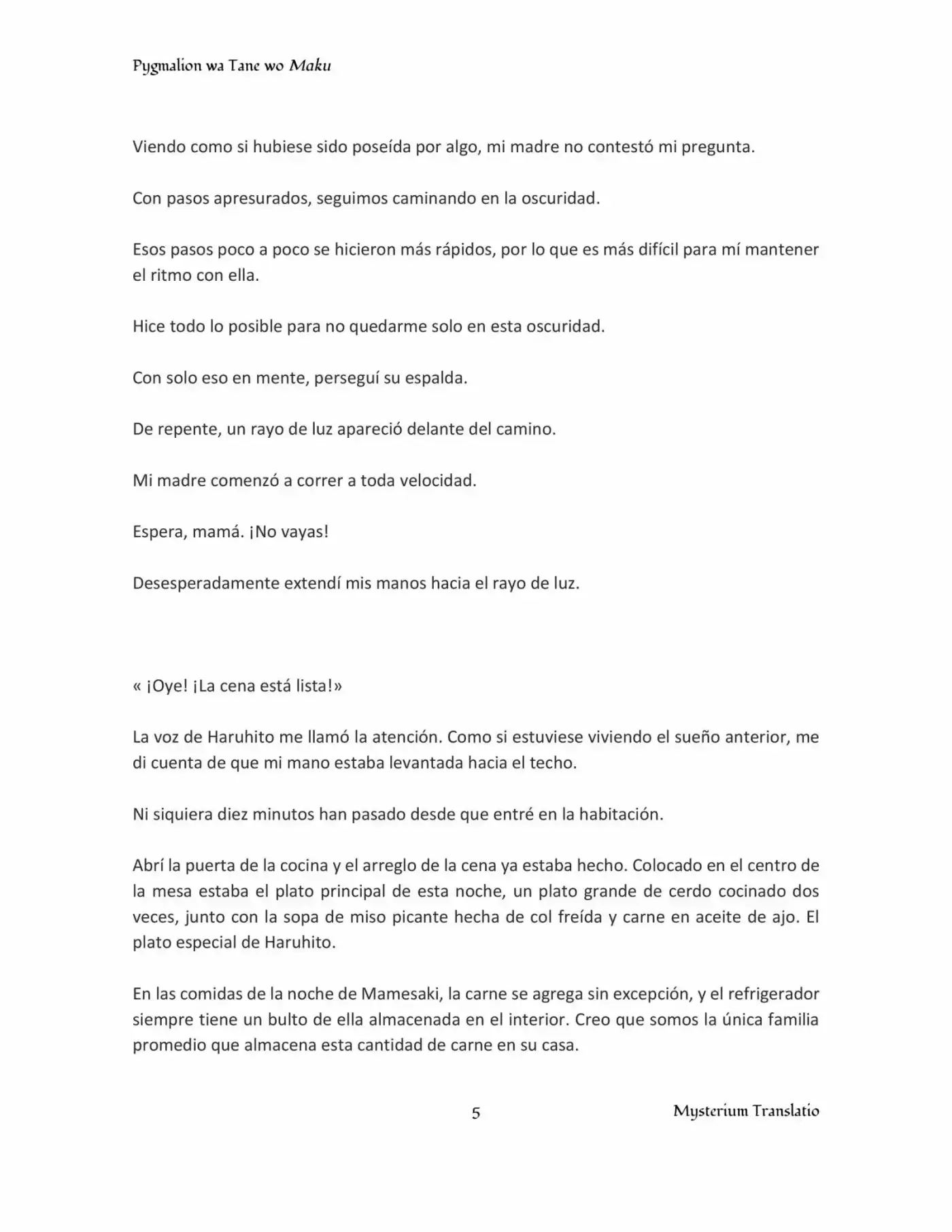 Pygmalion - Capítulo 2 - Página 5 - LectorTMOo