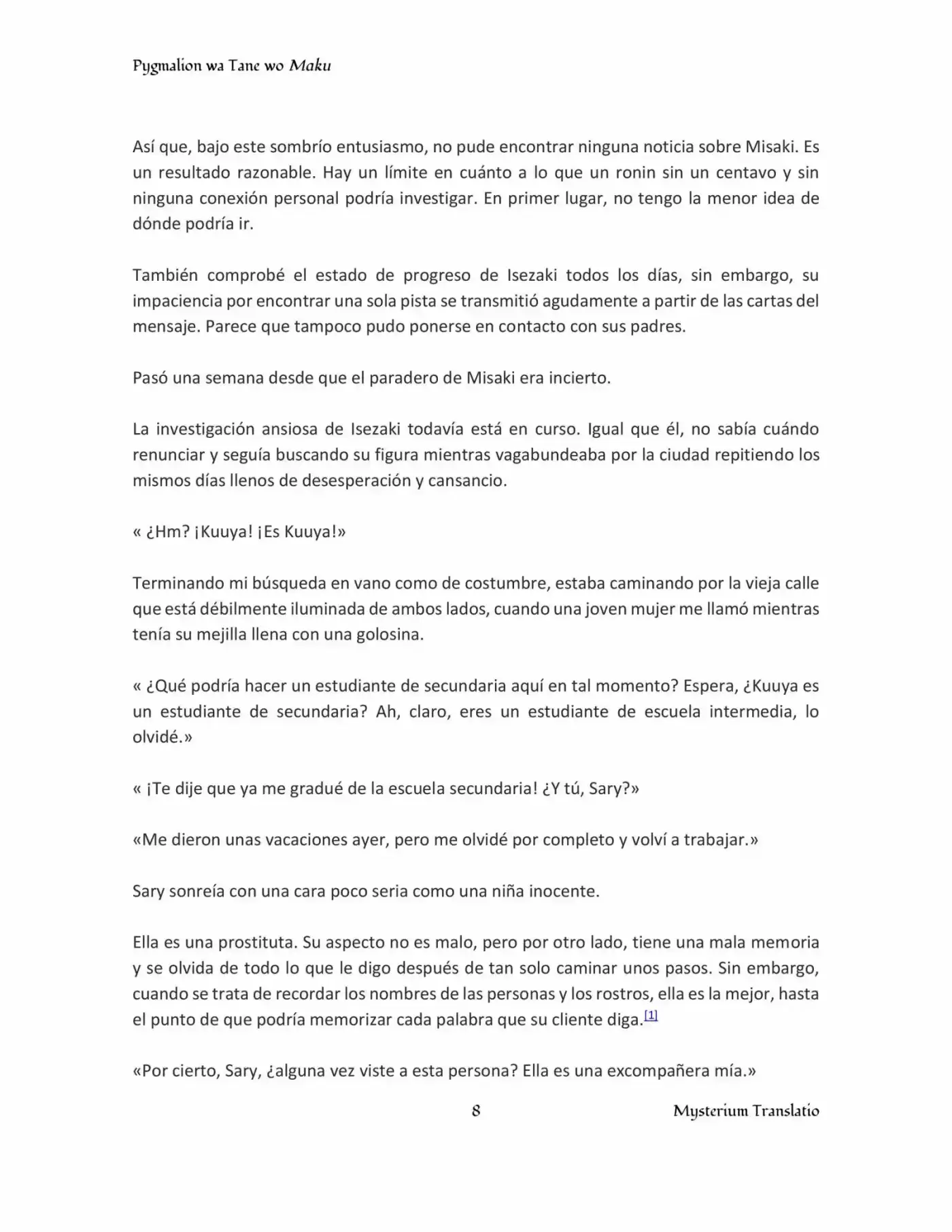 Pygmalion - Capítulo 2 - Página 8 - LectorTMOo