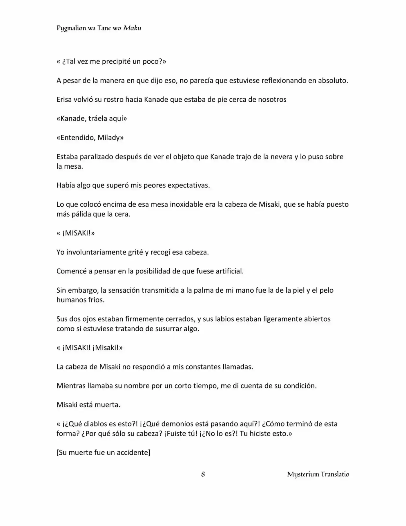 Pygmalion - Capítulo 3 - Página 8 - LectorTMOo
