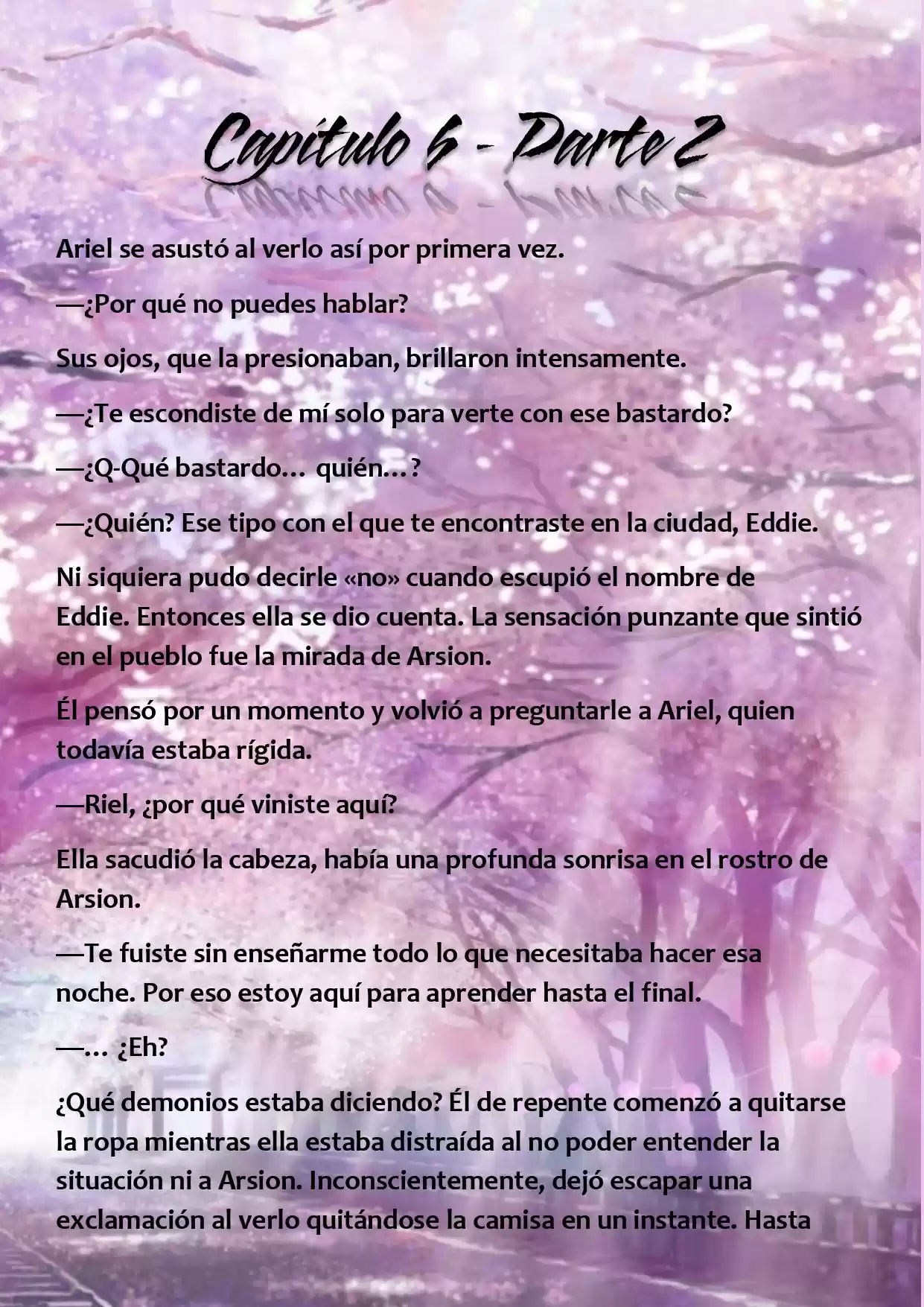 Qué Hacer Por La Noche (Novela) - Capítulo 6.10 - Página 2 - LectorTMOo