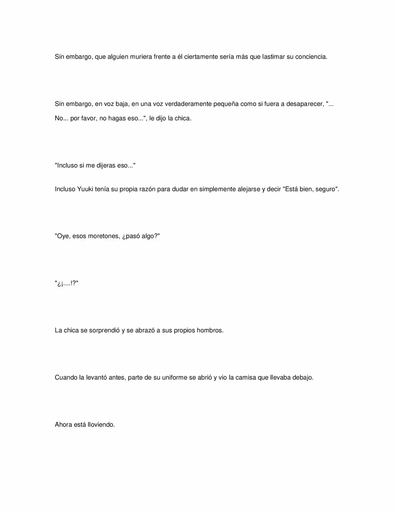¿Qué Pasa Si Salvaste A Una Chica Que Estaba A Punto De Saltar? (NL) (Novela) - Capítulo  - Página 13 - LectorTMOo