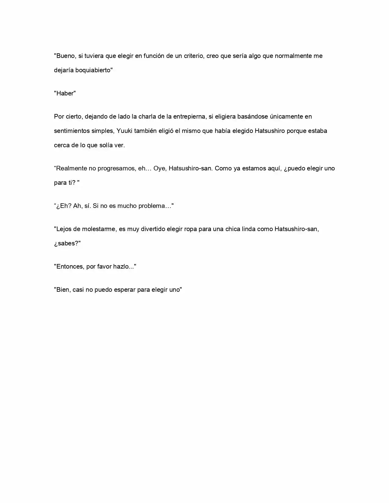 ¿Qué Pasa Si Salvaste A Una Chica Que Estaba A Punto De Saltar? (NL) (Novela) - Capítulo 4 - Página 7 - LectorTMOo