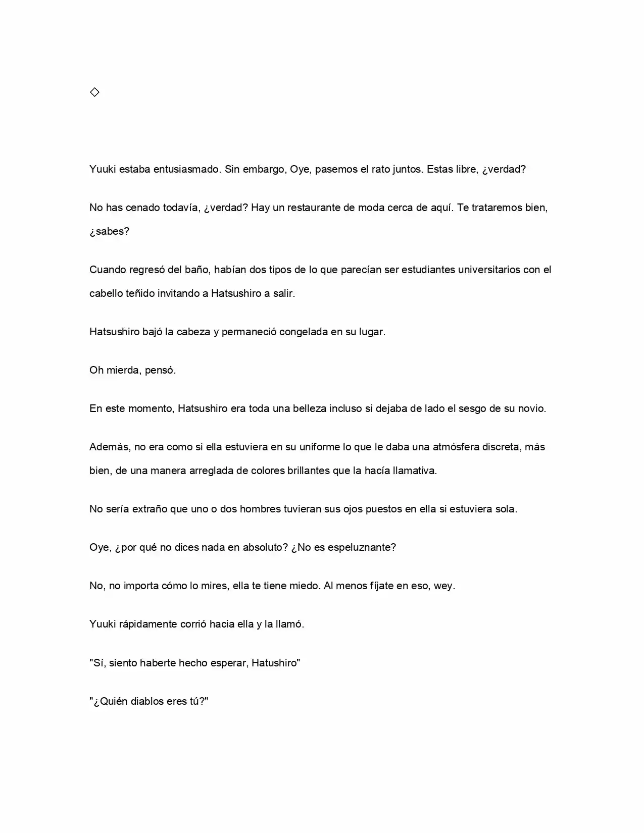 ¿Qué Pasa Si Salvaste A Una Chica Que Estaba A Punto De Saltar? (NL) (Novela) - Capítulo 4 - Página 24 - LectorTMOo