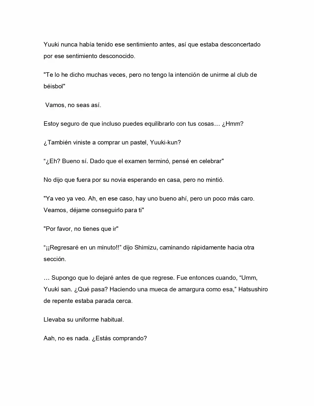 ¿Qué Pasa Si Salvaste A Una Chica Que Estaba A Punto De Saltar? (NL) (Novela) - Capítulo 6 - Página 34 - LectorTMOo