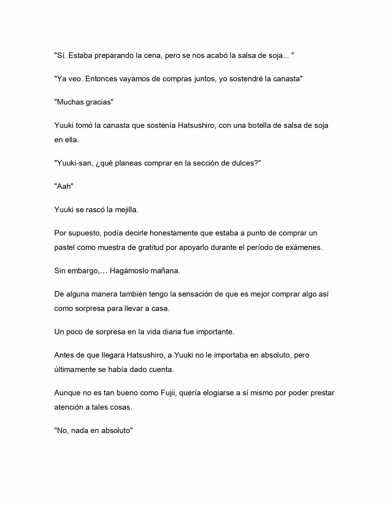 ¿Qué Pasa Si Salvaste A Una Chica Que Estaba A Punto De Saltar? (NL) (Novela) - Capítulo 6 - Página 35 - LectorTMOo
