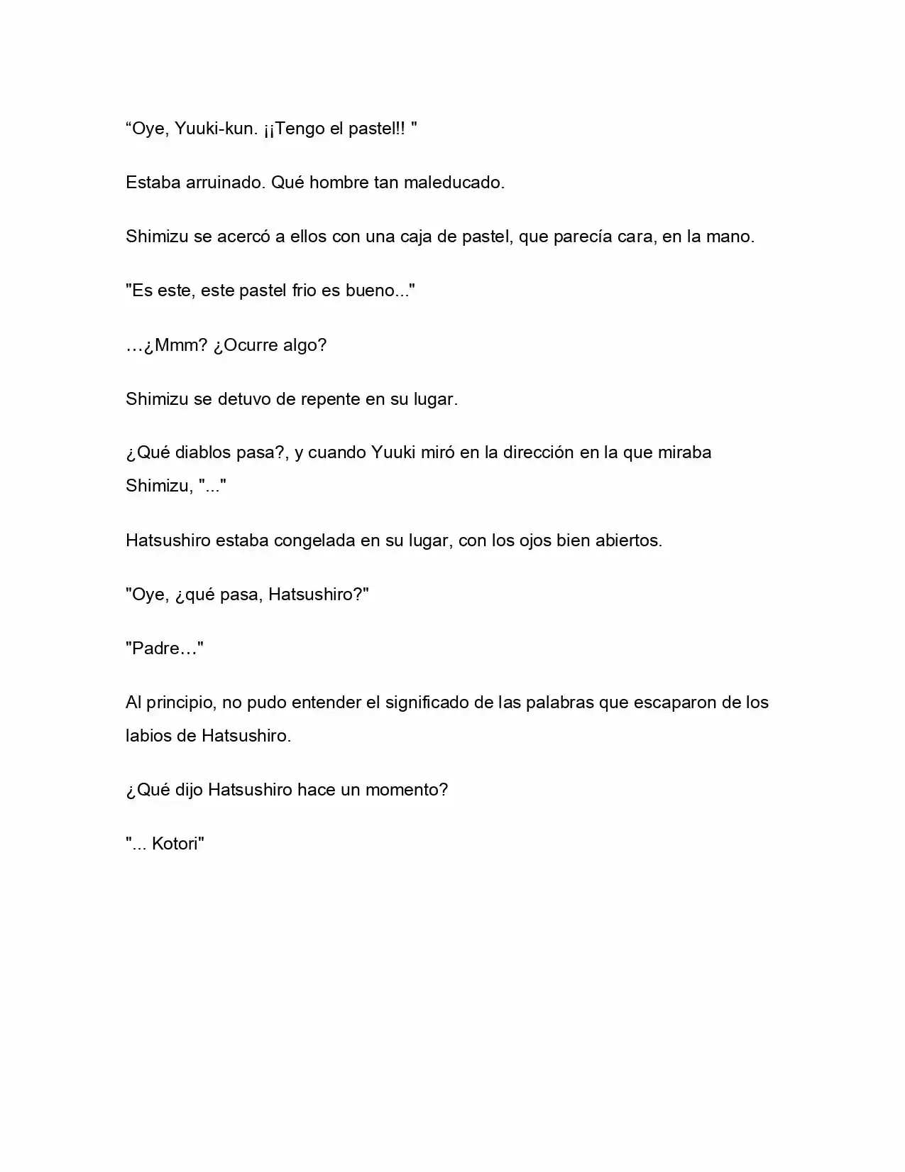 ¿Qué Pasa Si Salvaste A Una Chica Que Estaba A Punto De Saltar? (NL) (Novela) - Capítulo 6 - Página 36 - LectorTMOo