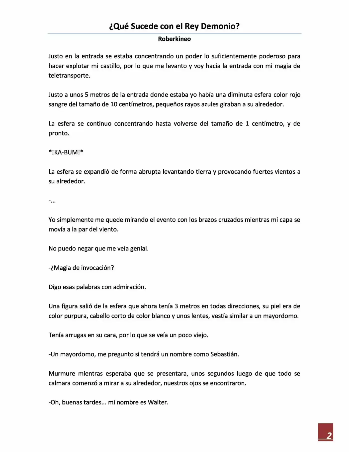 ¿Qué Sucede Con El Rey Demonio?(Novela) - Capítulo 3 - Página 2 - LectorTMOo
