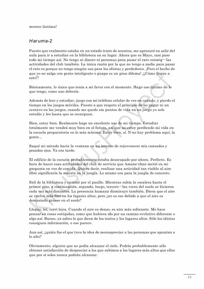 Qualidea Of Scum And A Gold Coin (Novela) - Capítulo 2 - Página 5 - LectorTMOo
