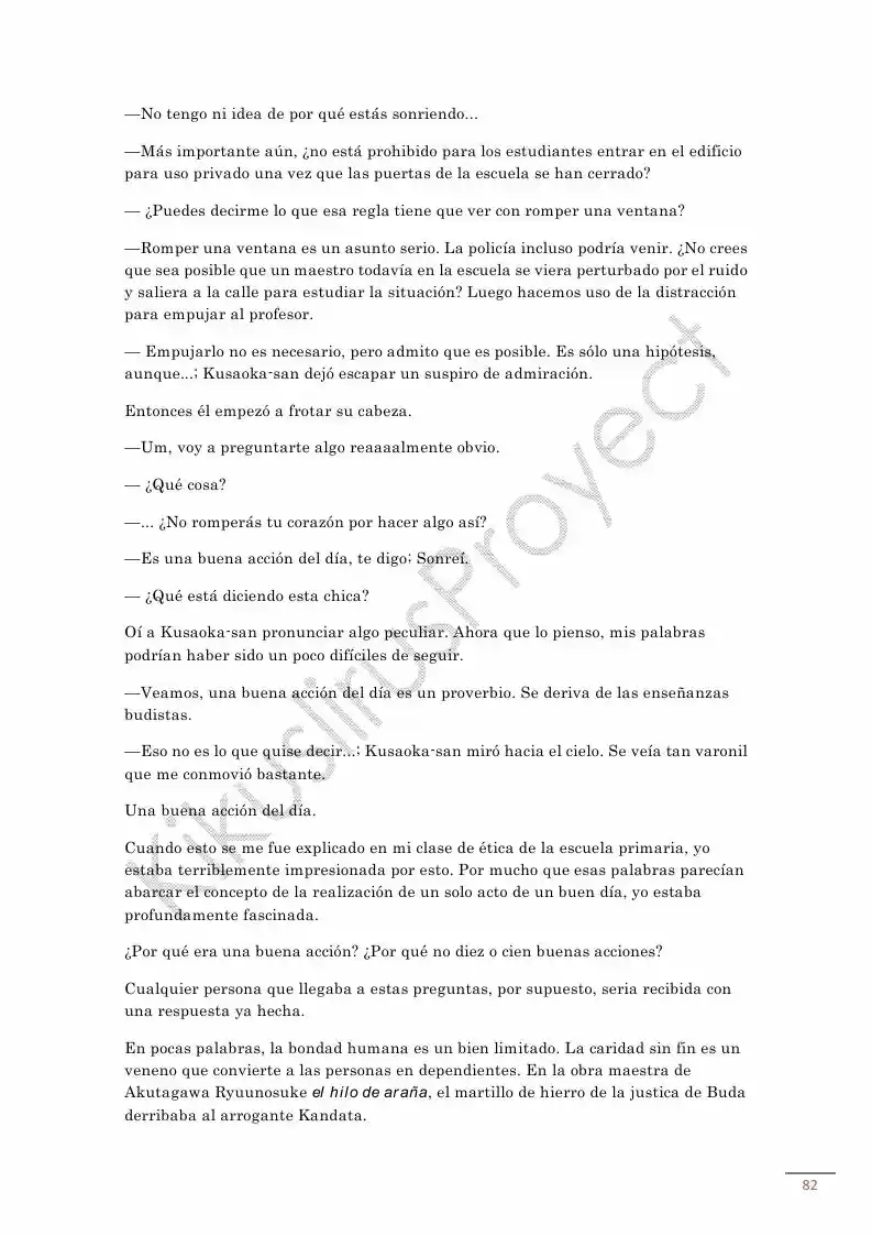 Qualidea Of Scum And A Gold Coin (Novela) - Capítulo 5 - Página 5 - LectorTMOo