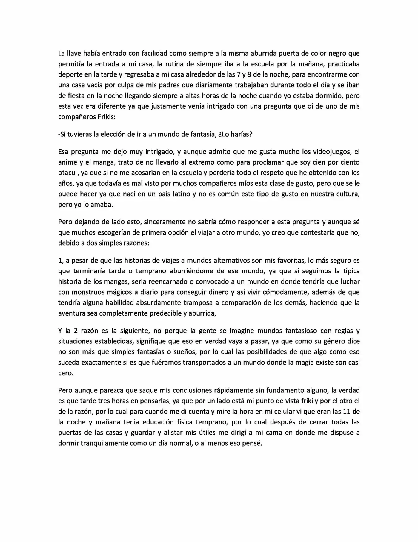 ¿Que Esperar Cuando Apareces En Un Nuevo Mundo? (Novela) - Capítulo 1 - Página 1 - LectorTMOo