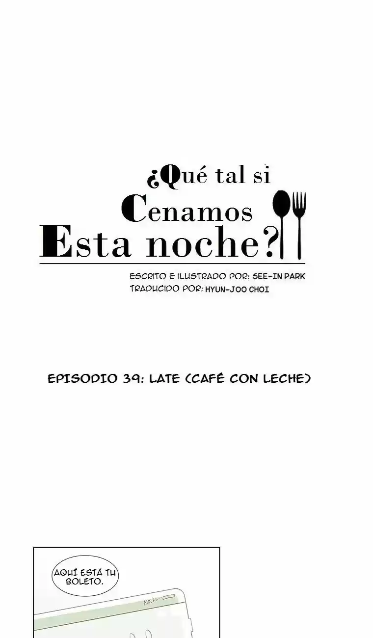¿Que Tal Si Cenamos Juntos? - Capítulo 39 - Página 7 - LectorTMOo