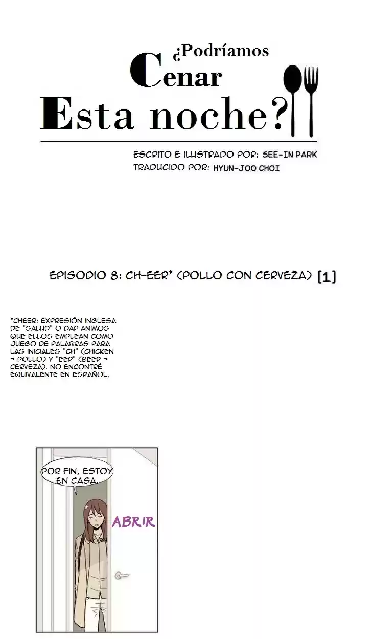¿Que Tal Si Cenamos Juntos? - Capítulo 8 - Página 8 - LectorTMOo
