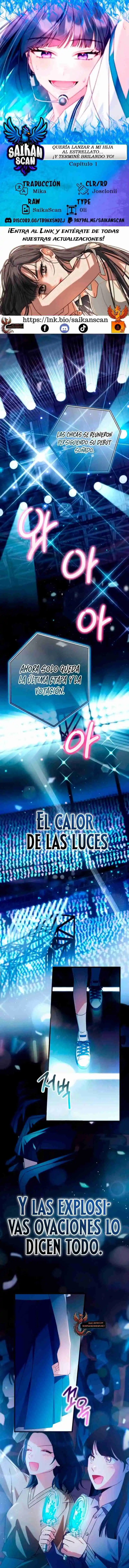 Quería Lanzar A Mi Hija Al Estrellato Y Terminé Brillando Yo - Capítulo 1 - Página 1 - LectorTMOo