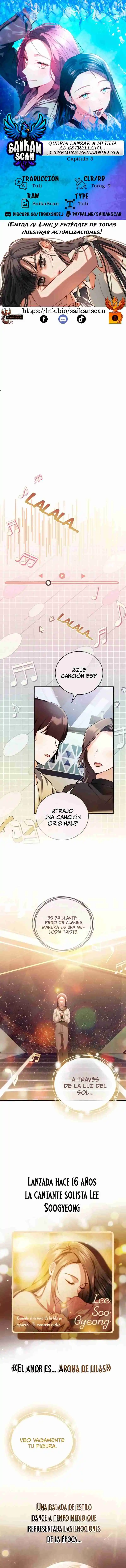 Quería Lanzar A Mi Hija Al Estrellato Y Terminé Brillando Yo - Capítulo 5 - Página 1 - LectorTMOo