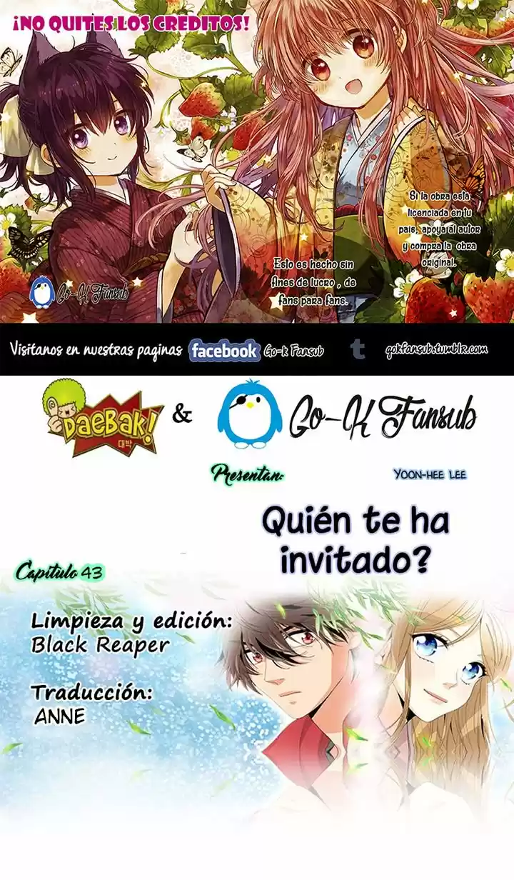 ¿Quién Te Ha Invitado? - Capítulo 43 - Página 1 - LectorTMOo