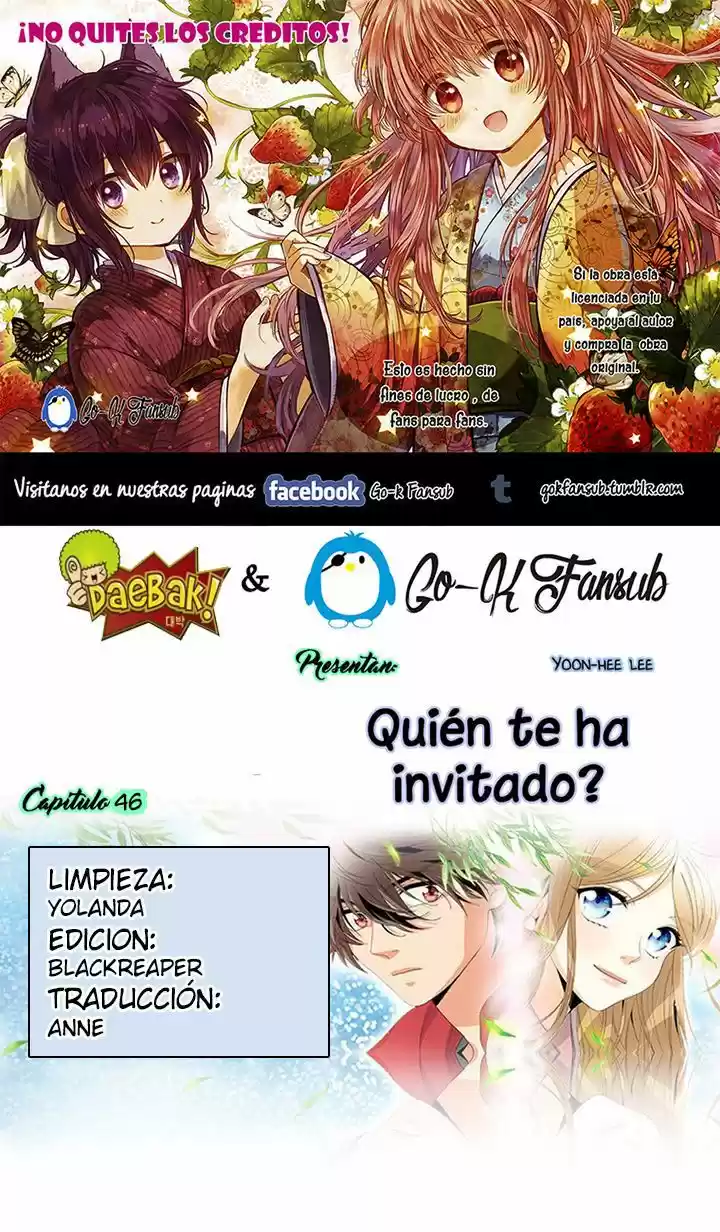 ¿Quién Te Ha Invitado? - Capítulo 46 - Página 1 - LectorTMOo