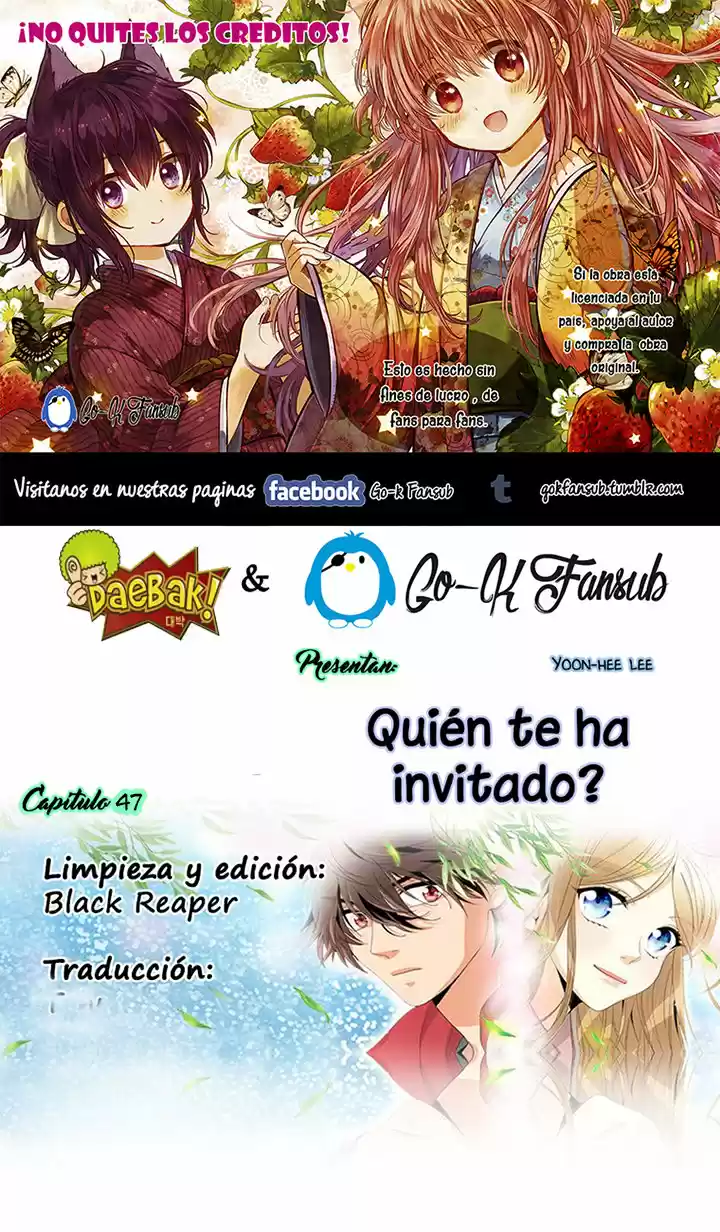 ¿Quién Te Ha Invitado? - Capítulo 47 - Página 1 - LectorTMOo