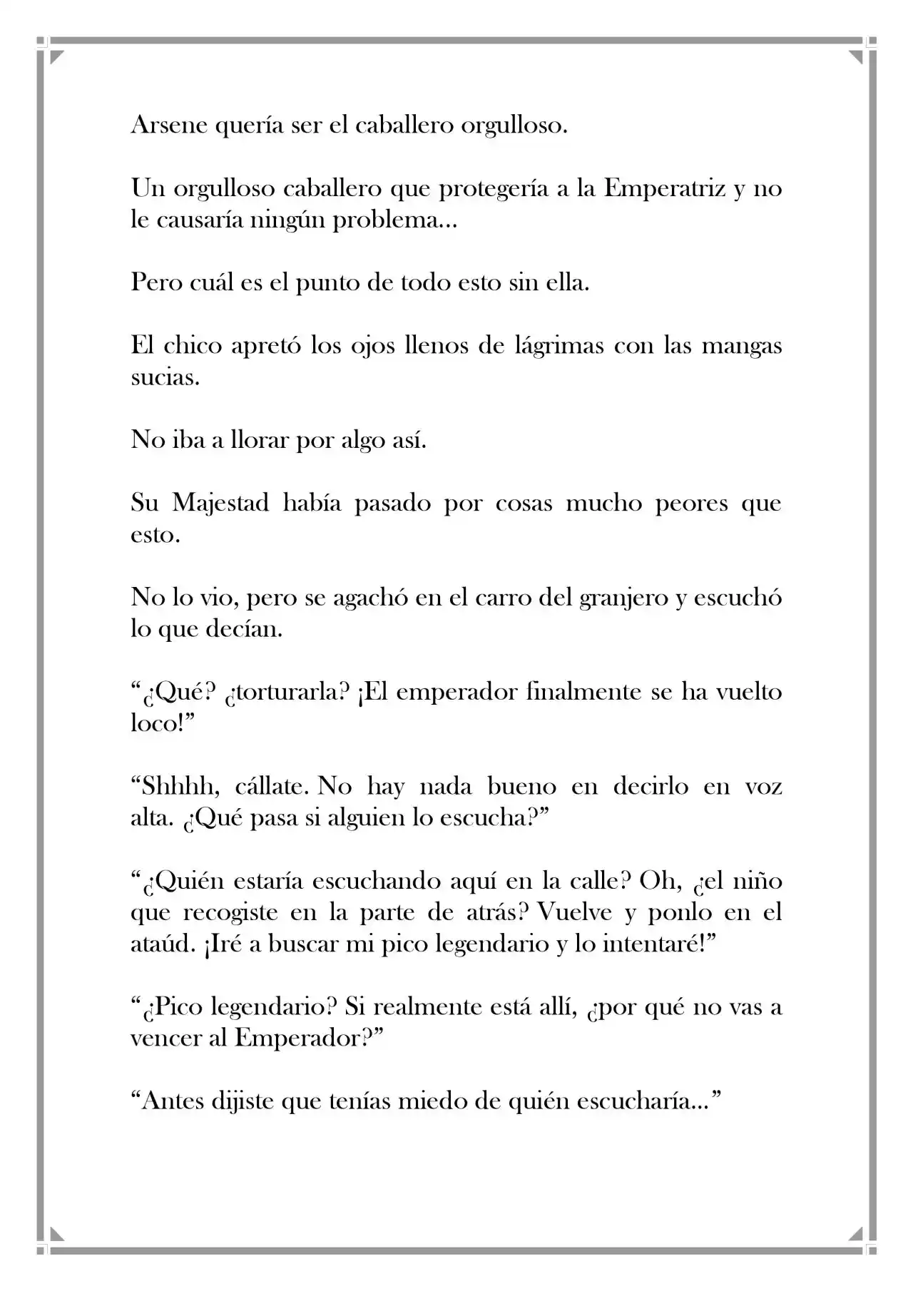Quien Robo A La Emperatriz (Novela) - Capítulo 25 - Página 8 - LectorTMOo