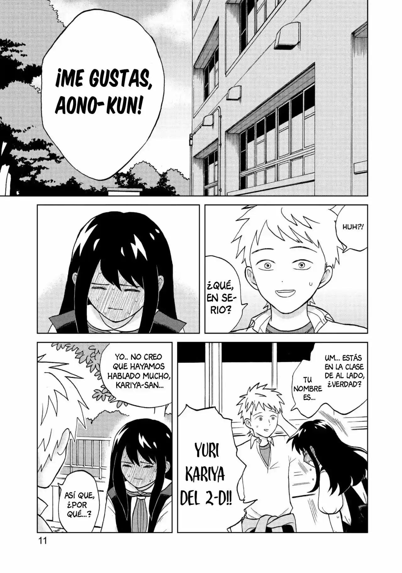 Quiero Abrazar A Aono-kun Con Tantas Ganas Que Podría Morir. - Capítulo 1 - Página 11 - LectorTMOo