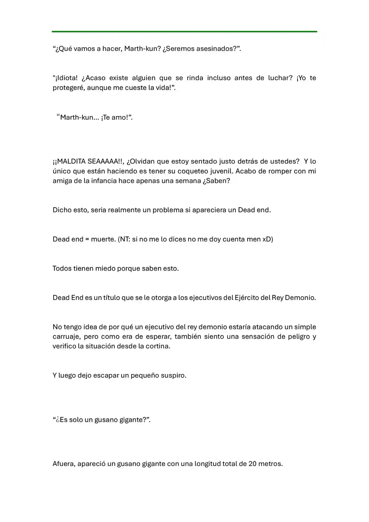 Quiero Llevar Una Vida Tranquila En Un Pueblo Fronterizo (Web Novel) (Novela) - Capítulo 3 - Página 3 - LectorTMOo