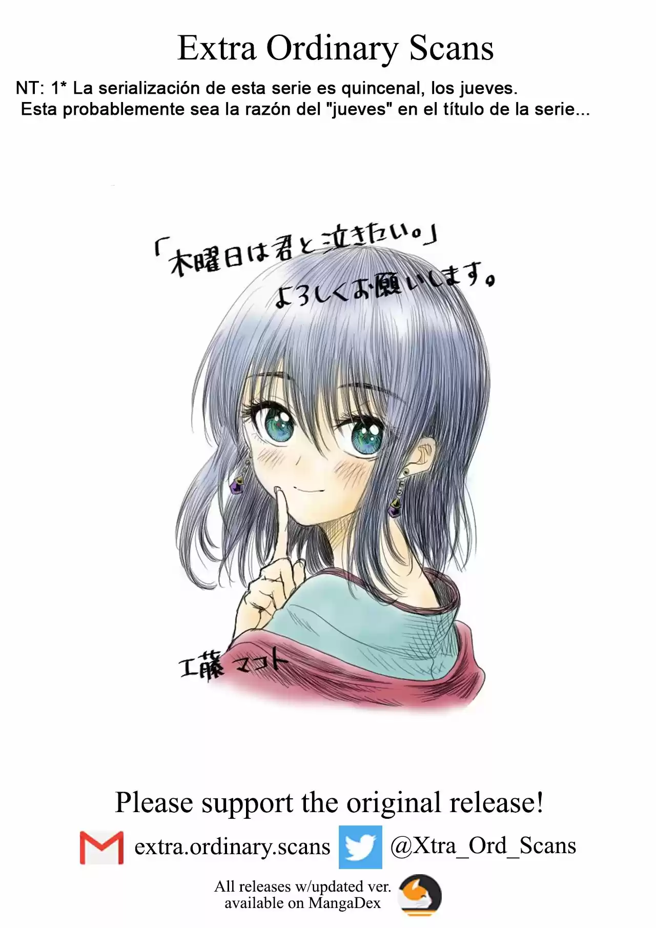 Quiero Llorar Contigo Un Jueves - Capítulo 3 - Página 19 - LectorTMOo
