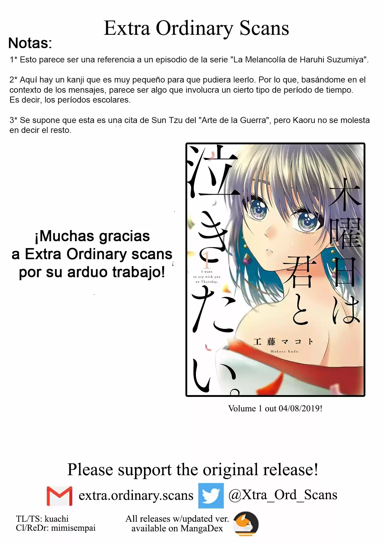Quiero Llorar Contigo Un Jueves - Capítulo 4 - Página 18 - LectorTMOo