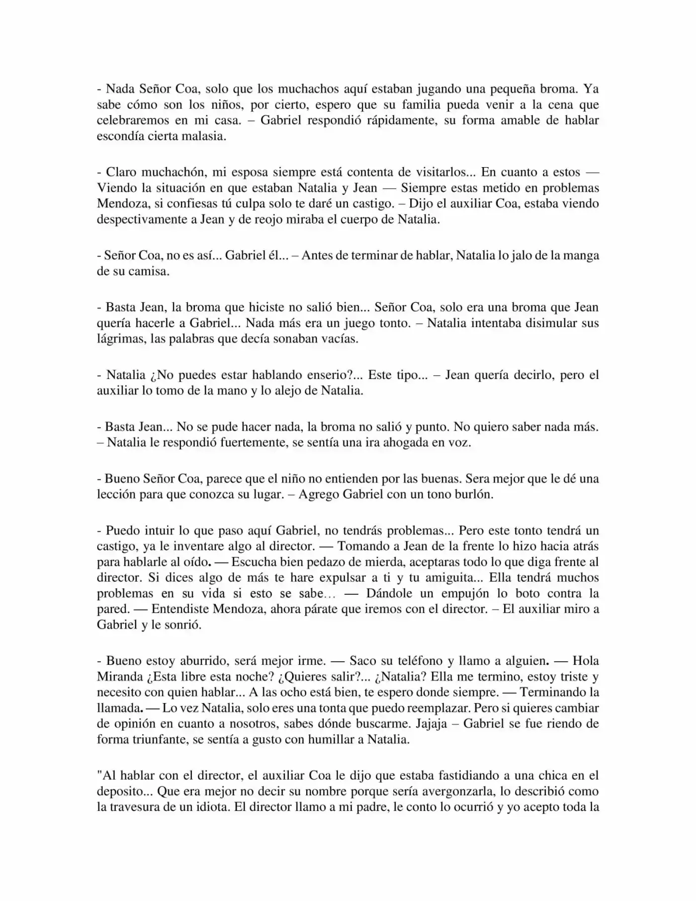 RÉQUIEM DE SANGRE (Novela) - Capítulo 3 - Página 9 - LectorTMOo