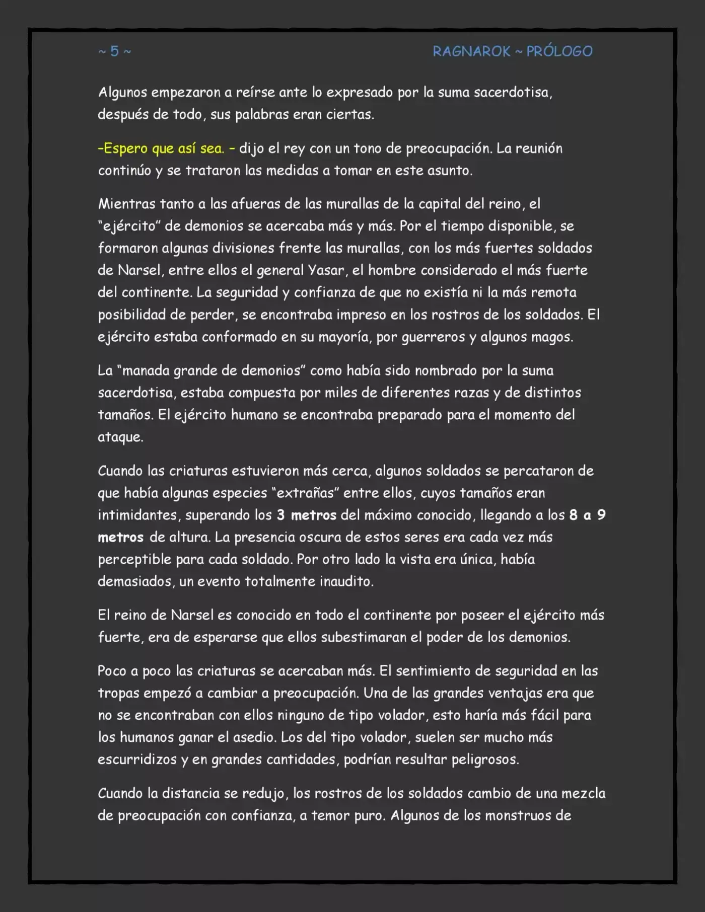 Ragnarok, El Destino De Los Dioses (Novela) - Capítulo - Página 5 - LectorTMOo