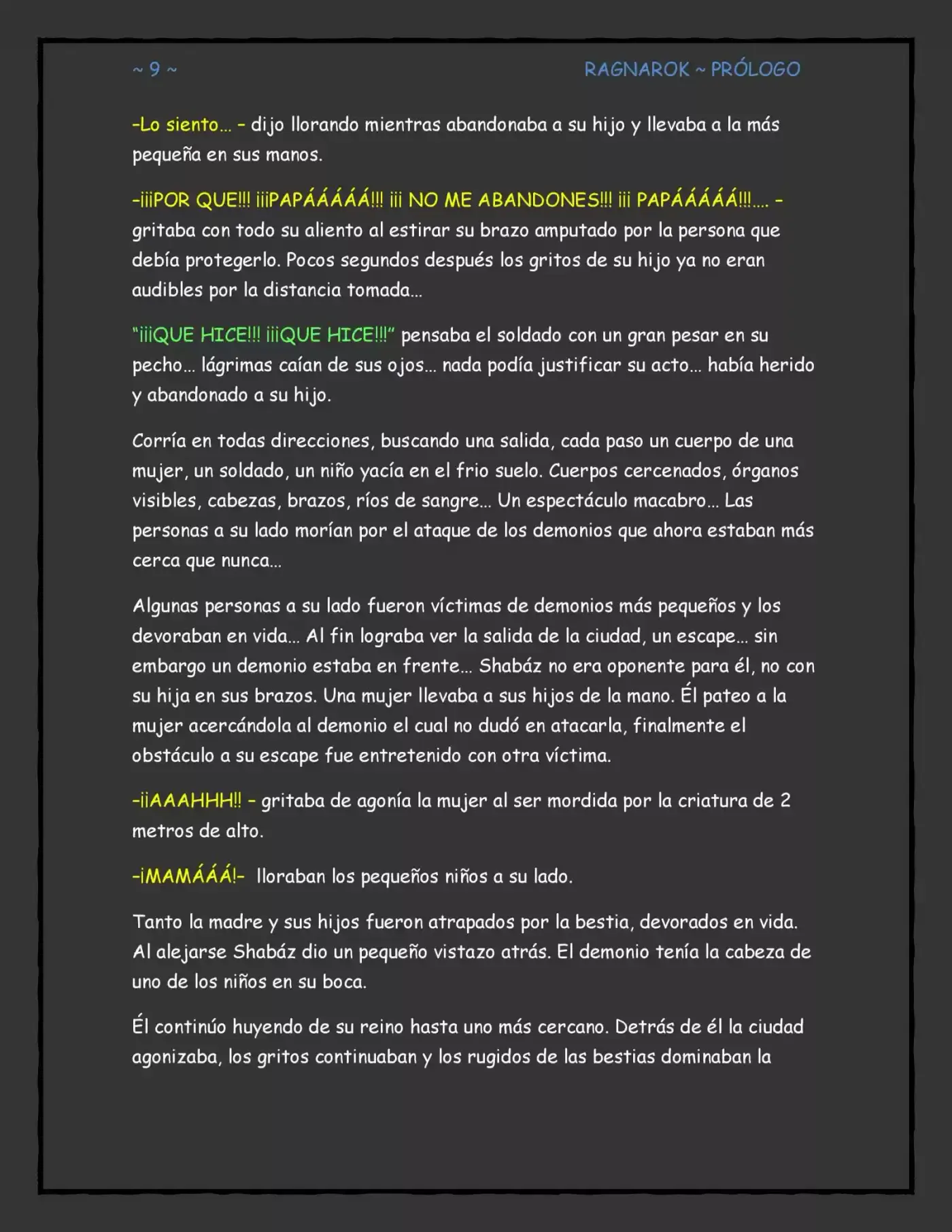 Ragnarok, El Destino De Los Dioses (Novela) - Capítulo - Página 9 - LectorTMOo