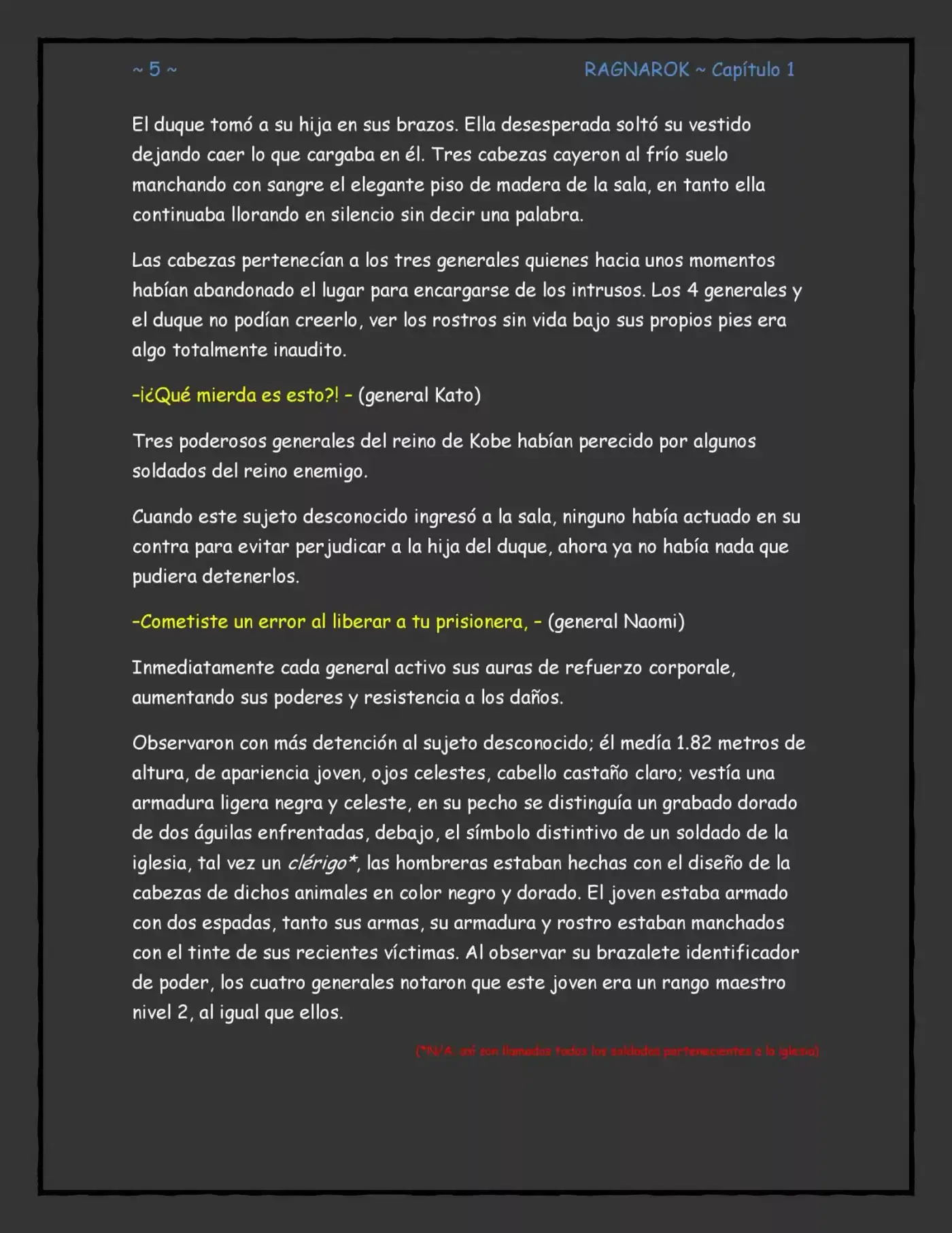 Ragnarok, El Destino De Los Dioses (Novela) - Capítulo 1 - Página 5 - LectorTMOo